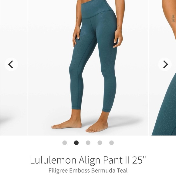 Lululemon Athletica Blue High-Rise Align cropped Pants 25''🧞‍♂️, size 6 - Picture 1 of 7